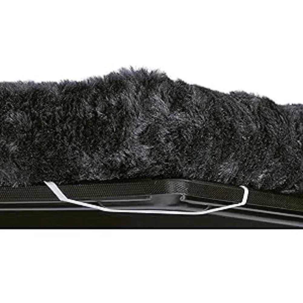Midwest Quiet Time Bolster Gray Dog Bed, 18